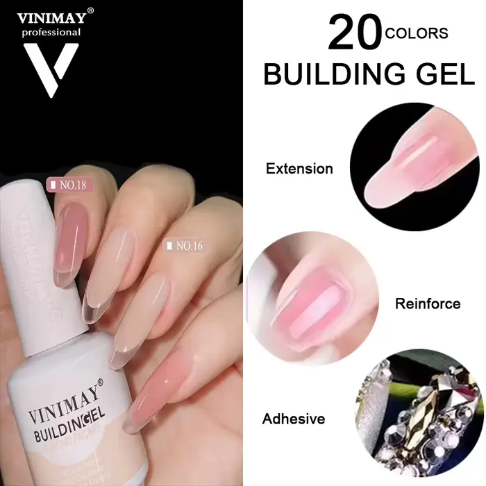 VINtenstein-Gel de construction rapide pour extensions d'ongles