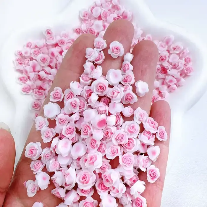 Breloques à ongles en résine pour manucure