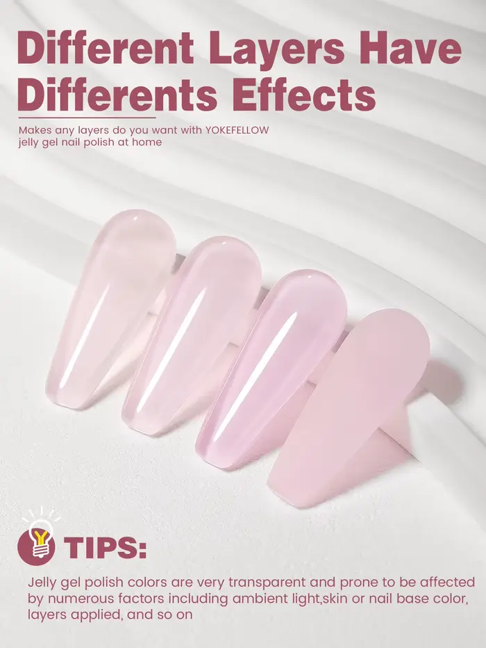 Verhéritage à Ongles Gel UV Rose Translucide