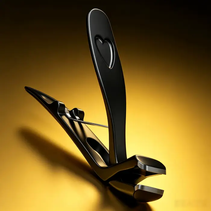 Coupe-ongles à grandes ouvertures, bords tranchants, coupe facile des ongles épais et durs, poignée 