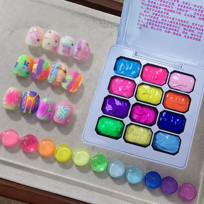 Vernis à ongles solide 12 couleurs