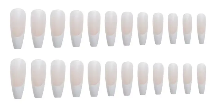 Faux ongles artificiels à tête carrée