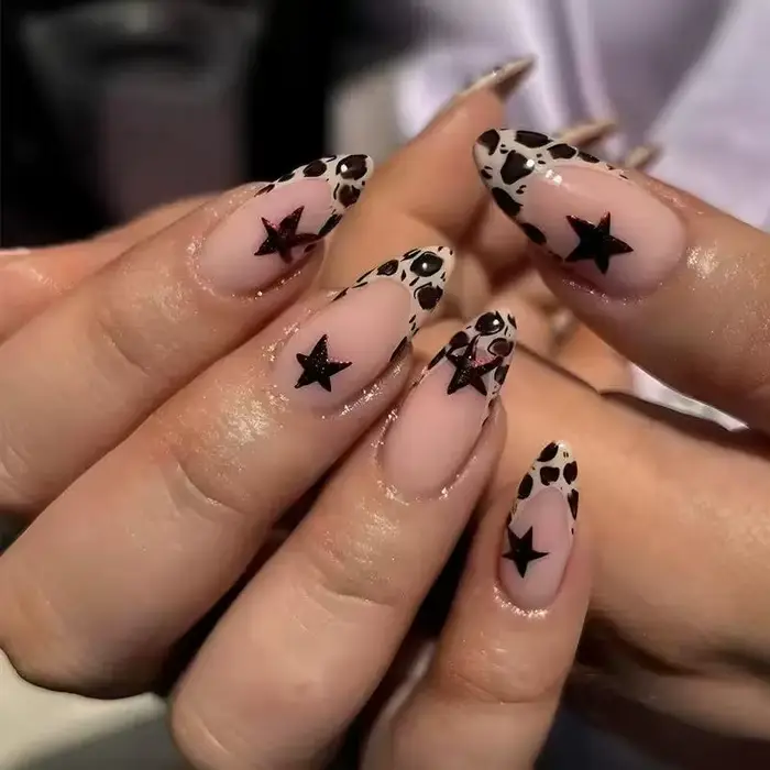 Ensemble d'ongles artificiels longs pour femmes