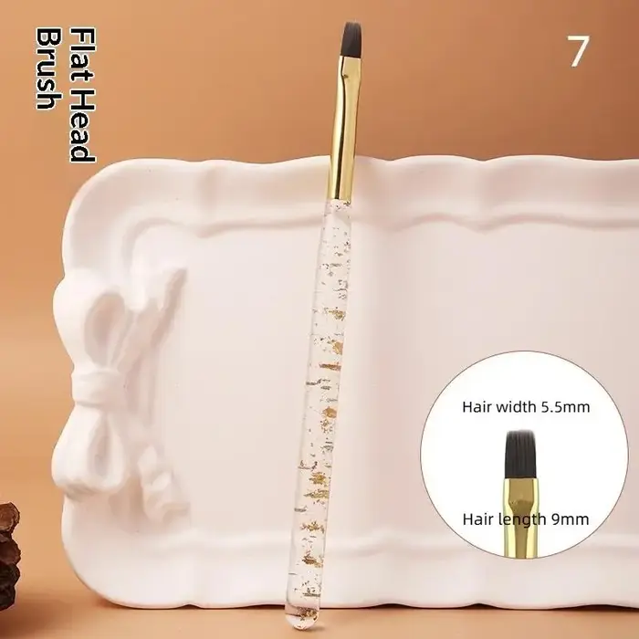 Stylos pour nail art en acrylique compatibles avec le gel UV pour un travail de détail de qualité professionnelle