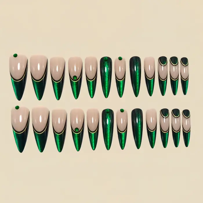 Faux ongles mi-longs pour femmes