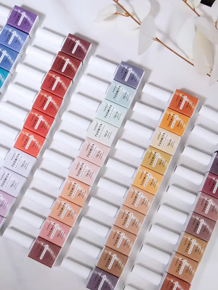 Ensemble de vernis à ongles œil de chat en velours de 60 couleurs avec nuancier