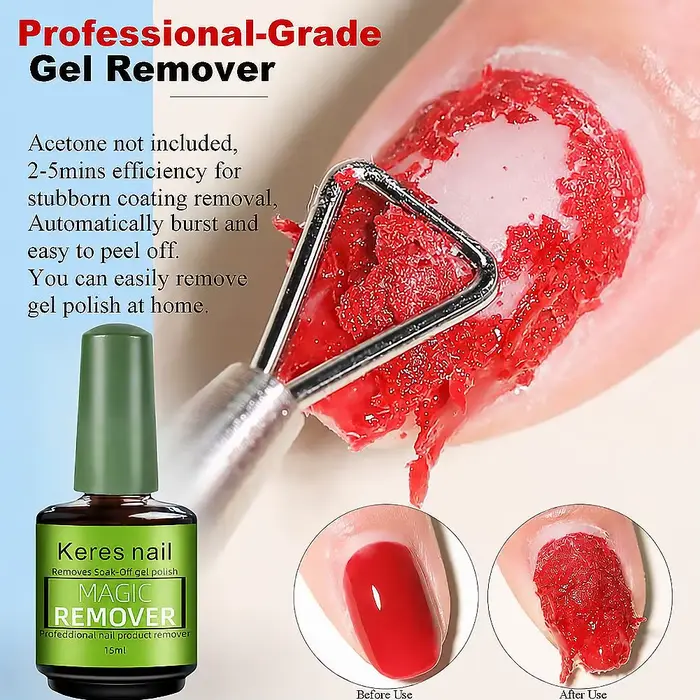 Dissolvant de vernis à ongles en gel rapide 15ml Magic Fast