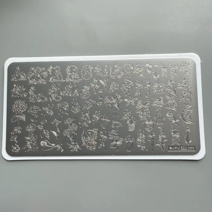 XMQ NAIL ART STAMPING PLATES FOUURS LINES TEMPLATES PLATES D'IMAGE
