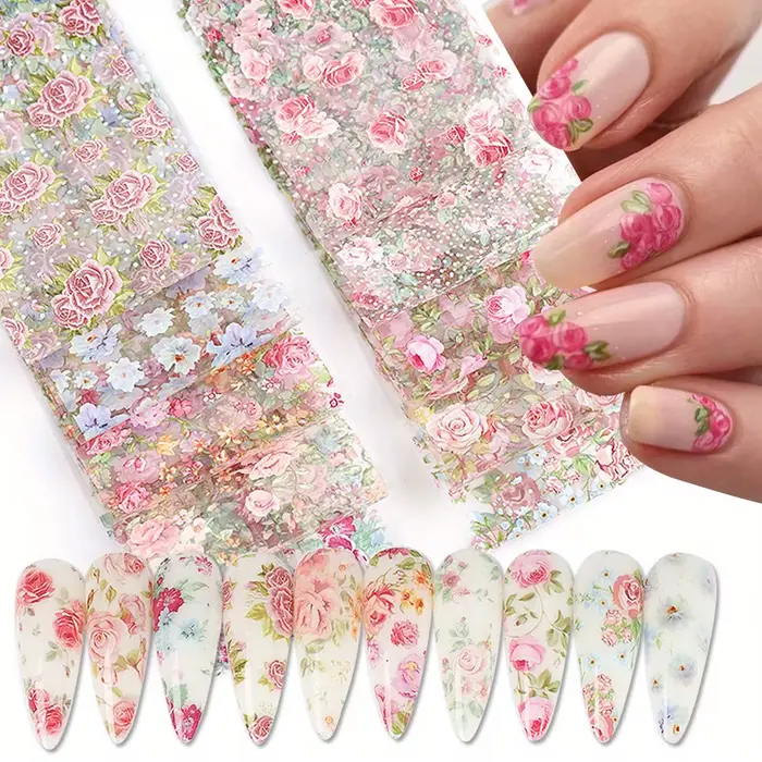 Ensemble d'autocollants de transfert pour Nail Art