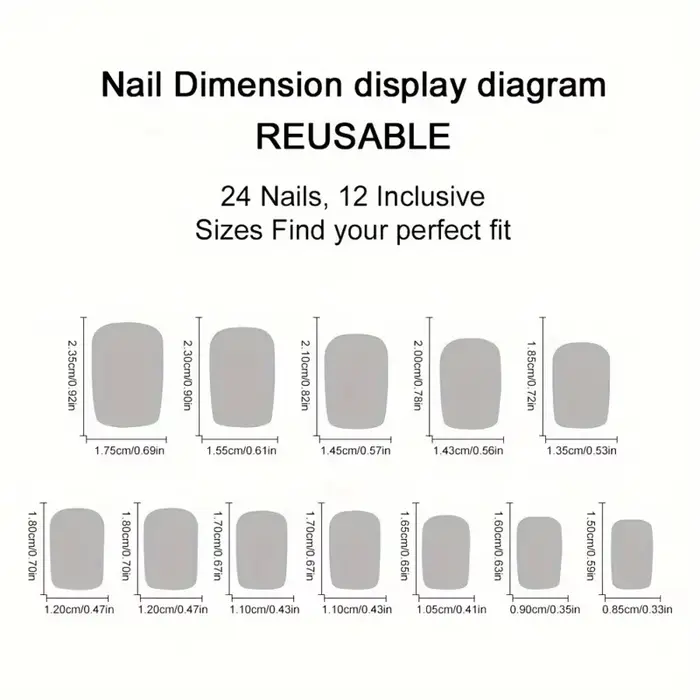 24 pièces ongles d'Halloween noir mat rose crâne imprimé conception couverture complète presse faux