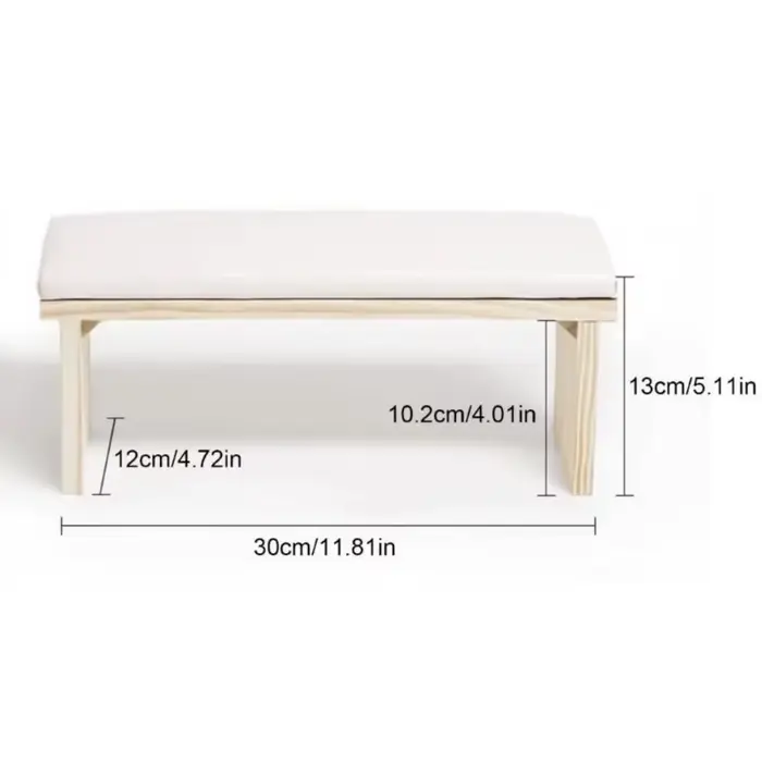 Support de manucure ergonomique antidérapant en bois avec coussin de repose-bras imperméable et confortable pour nail art