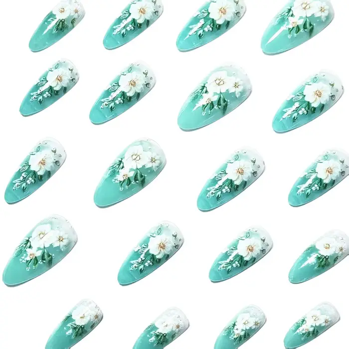 Faux ongles moyens pour femmes et filles