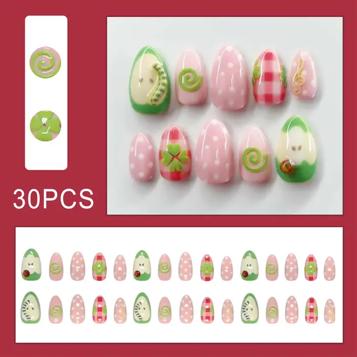 30 faux ongles de la série Music Orchard