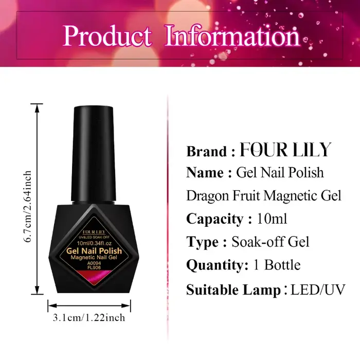 Vernis à ongles Gel magnétique Dragon Fruit Cat
