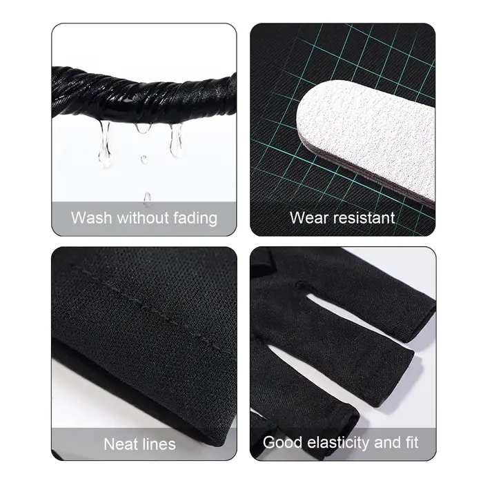 Gants Anti UV en Gel, gants de Protection professionnels pour manucure