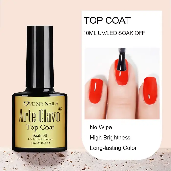 Vernis Gel mat pour couche de finition, 10ML, fonction mate, scellant Semi-Permanent, vernis à tremp