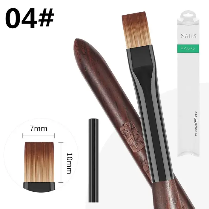 Stylo brosse à ongles en acrylique