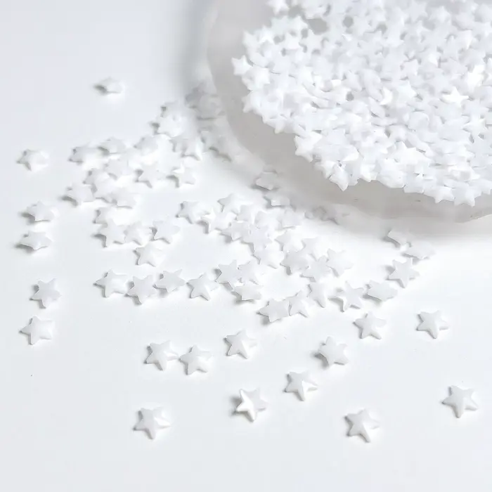 Mini étoile à cinq branches de couleur unie, accessoires pour ongles, petites cœurs, breloques pour 