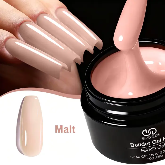 1 pot 30g Poly Gel pour ongles UV LED durci constructeur Gel pour ongles acrylique cristal Extension
