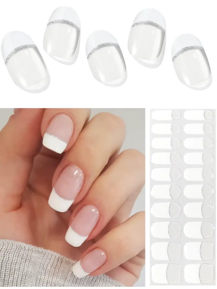 Bandes pour ongles en gel semi-durci |   Autocollants pour ongles en gel avec lumière UV requise |  