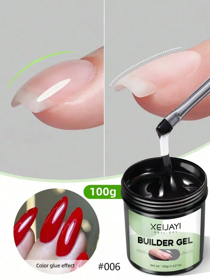 XEIJAYI 1 pièce 100g Gel de construction sans essuyage