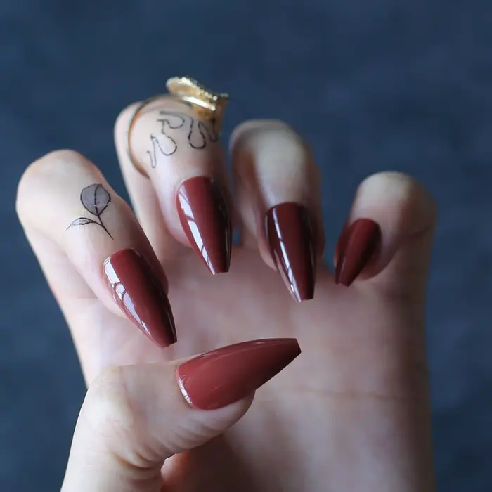 Faux ongles de Ballet courts