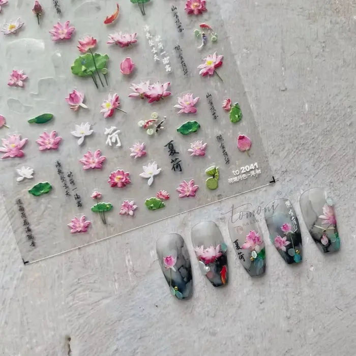 Autocollants 3D pour la décoration des ongles