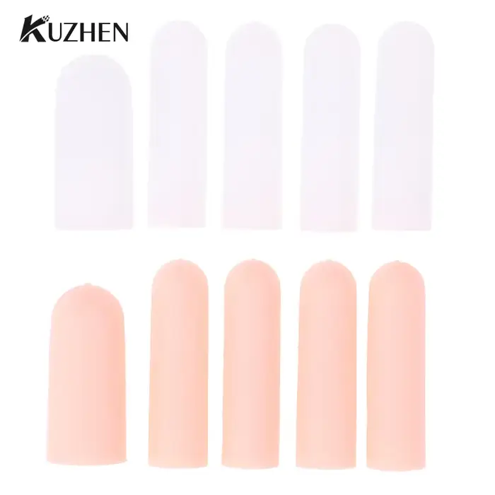 Gants de protection en silicone pour doigts, 10 pièces