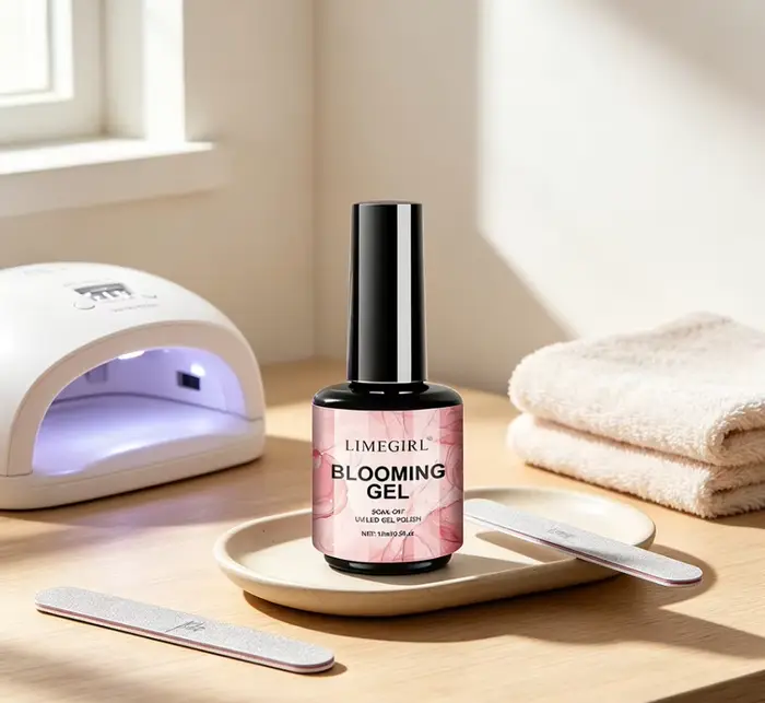 LIMEGIRL 15ML Gel floraison des ongles UV trempage propagation fleur de marbre effet d'épandage fonctionnel Nail Art