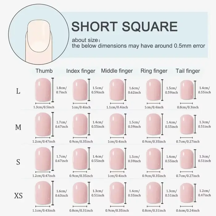 Faux ongles faits à la main