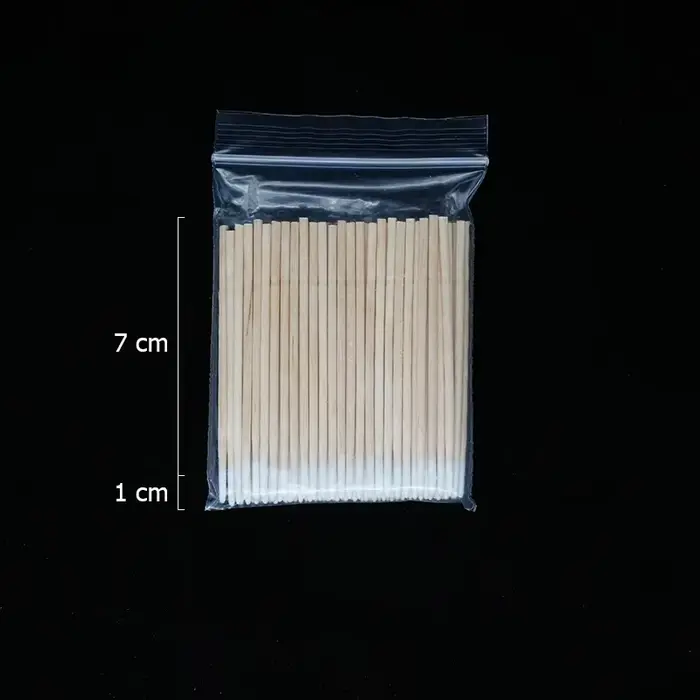 100-3000 ongles bois coton-tige bâtons propres dissolvant de vernis