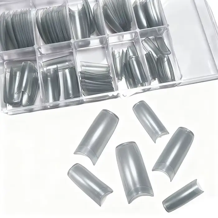 100 pièces pointes d'ongles français nacrés