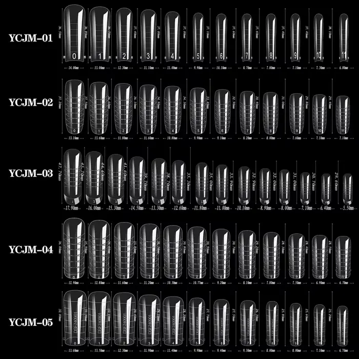 Formes d'extension d'ongles pour vernis Gel UV