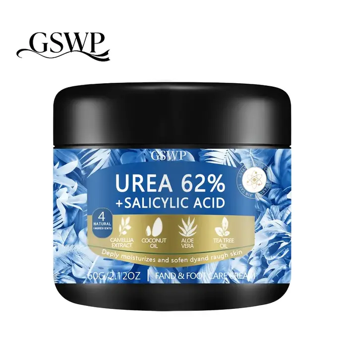 Crème hydratante pour les mains et les pieds GSWP à l'urée et à l'acide salicylique, contenant de l'