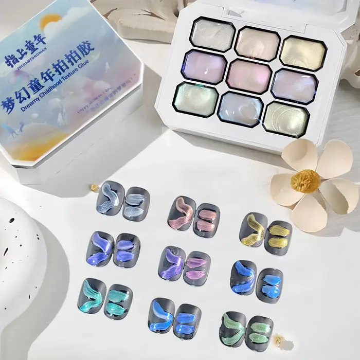 Vernis à ongles solide 9 couleurs