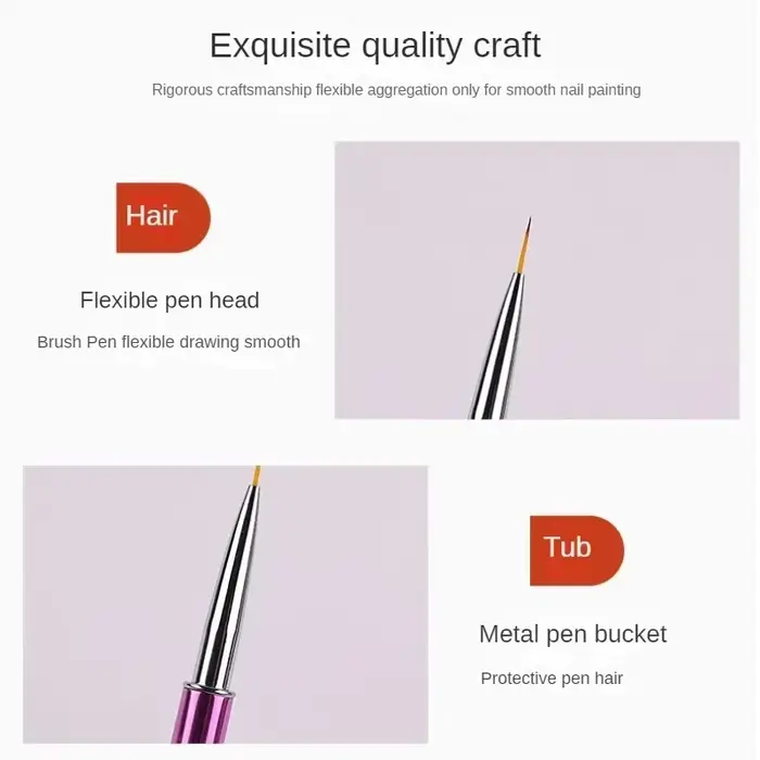 Stylo de peinture à ongles en gel UV