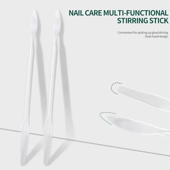 Nailpop 5/10/50/100 pièces bâtons de mélange pour vernis Gel acrylique Nail Art facile à utiliser nettoyage réutilisable cueillette Gel dissolvant de paillettes