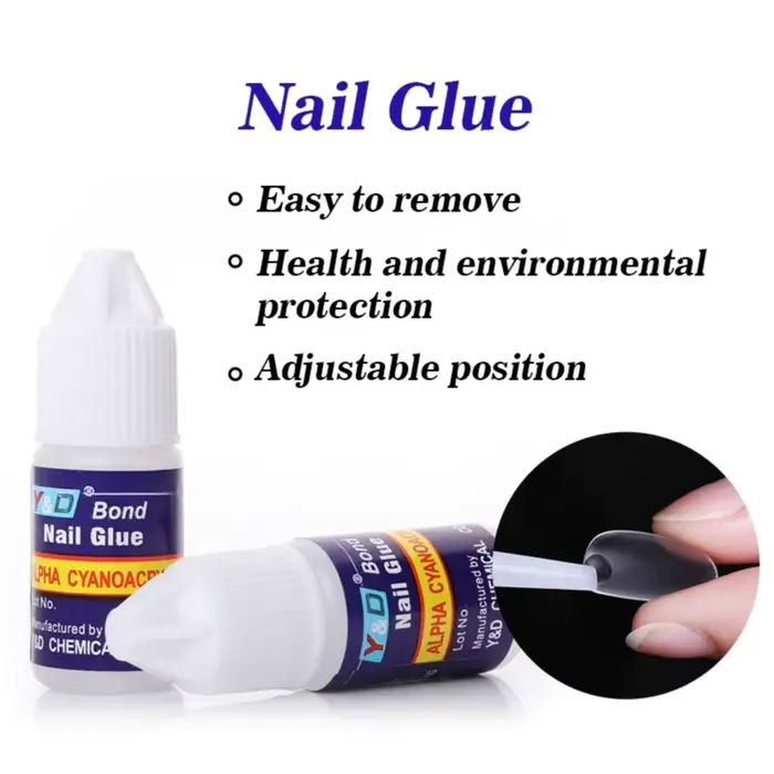 1 ensemble * 3g colle à ongles à séchage rapide pour faux