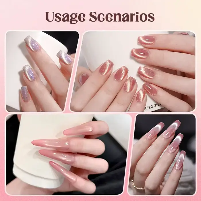 YIKOOLIN Aimant rotatif pour ongles effet œil de chat