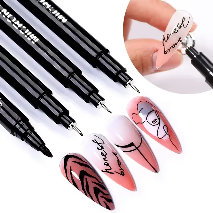 Pinceau pour Nail Art, avec lignes de dessin Ultra-fines
