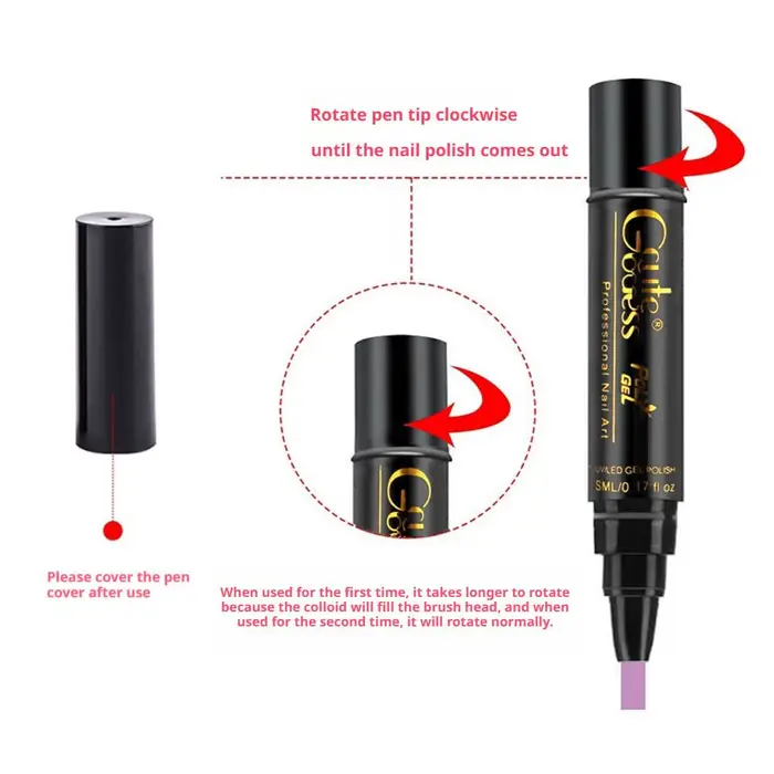 Kit de stylos à huile pour nail art DIY