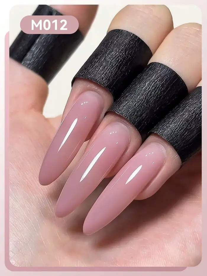 Vernis UV/LED pelable à gelée nue de 15 ml. Formaldehyde - gratuit. Bouteille ovale