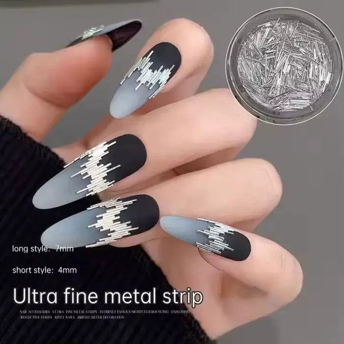Bande de métal argenté haute brillance