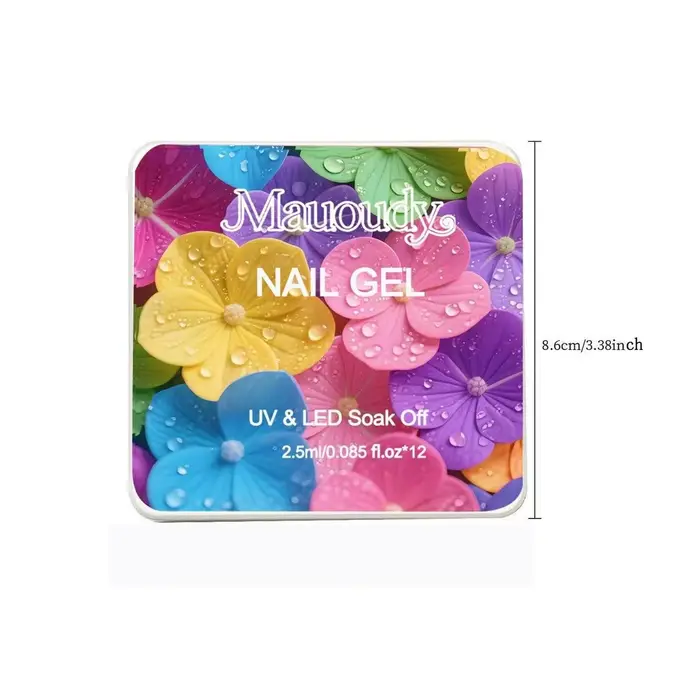 Gel solide 12 couleurs rose aurora fairy