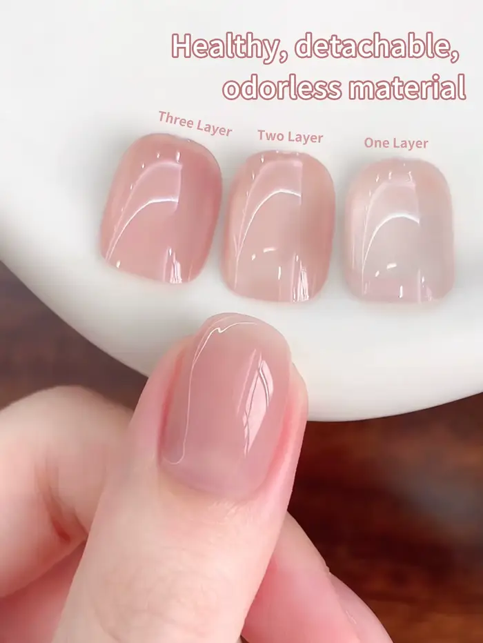 Vernis à ongles Gel rose clair transparent