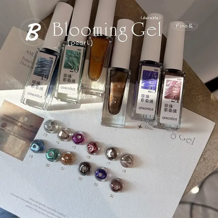 Vernis à ongles gel rétro effet perle