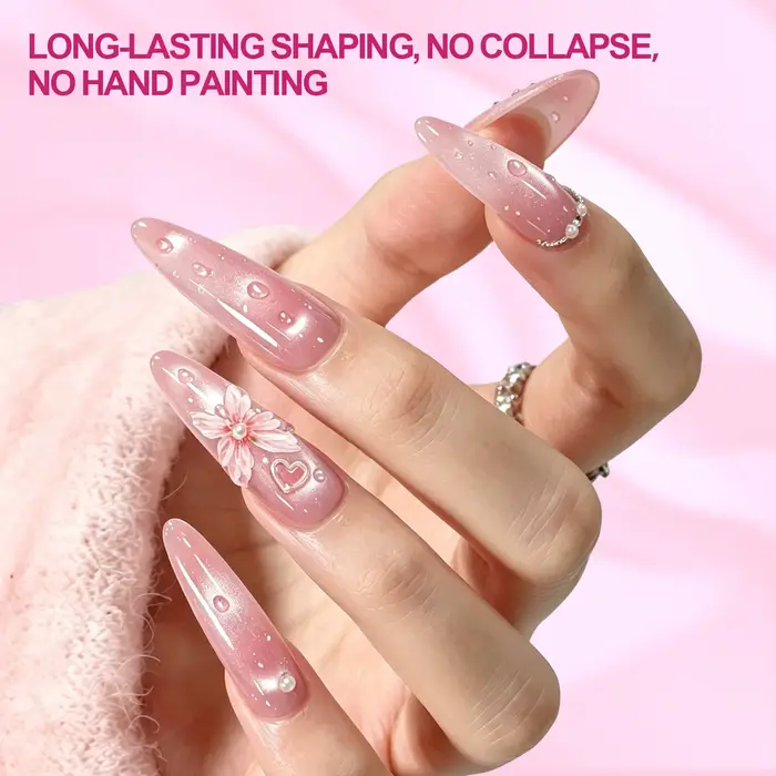 Gorgellux HEMA/TPO Free No Wipe Sealer Top Coat Gel 15ml Effet 3D Longue Durée