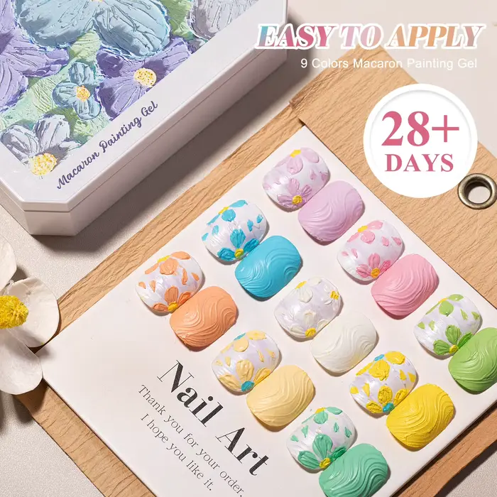 Vernis à ongles solide de la série Macaron 9 couleurs