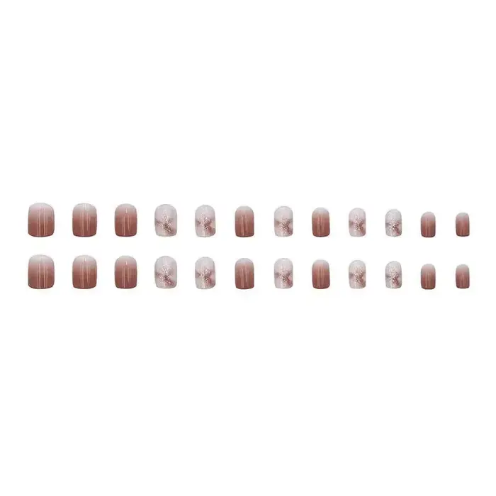 Faux ongles amovibles, dégradé de Caramel
