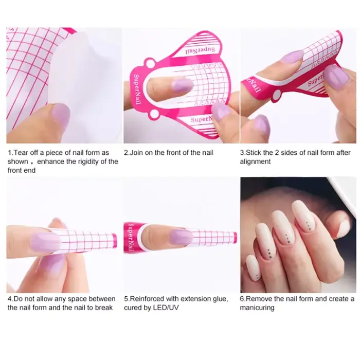 Conseils de forme d'ongle français
